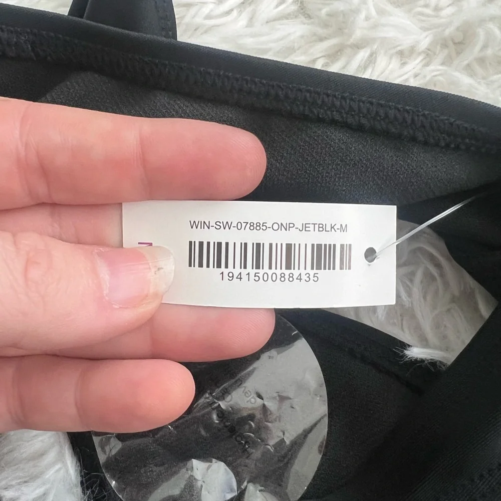 Adore Me NEW Black Brinlee Contour One Piece Swimsuit - Size Medium - Picture 12 of 12